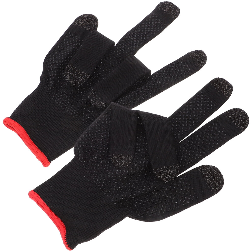 Mobile Gaming Gloves Finger Sleeve Touchscreen Game Gloves Touchscreen Gaming Gloves Finger Gloves For Game Silver 9087558637880