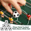 Fodboldkagepynt 32 mm bordfodbolde 6 stk. 4