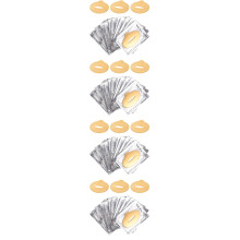 100St Exfoliërende Gouden Lip Gel Pads Vochtinbrengend & Draagbaar