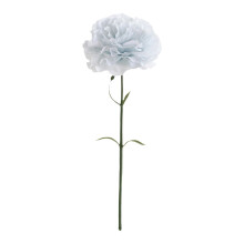 Artificial Silk Carnation Picks with Stems 12 pcs