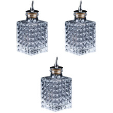 3St Glazen Wijn Mixfles Stevig Breukvast Elegant Multi Kleur