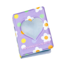 3Inch Photo Album 40 Pockets Dust-proof PVC Sports Cards Mini Photo Book for Girl