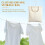 Hanging Clothespin Storage Bag - 12.5x10.5 Inch 5