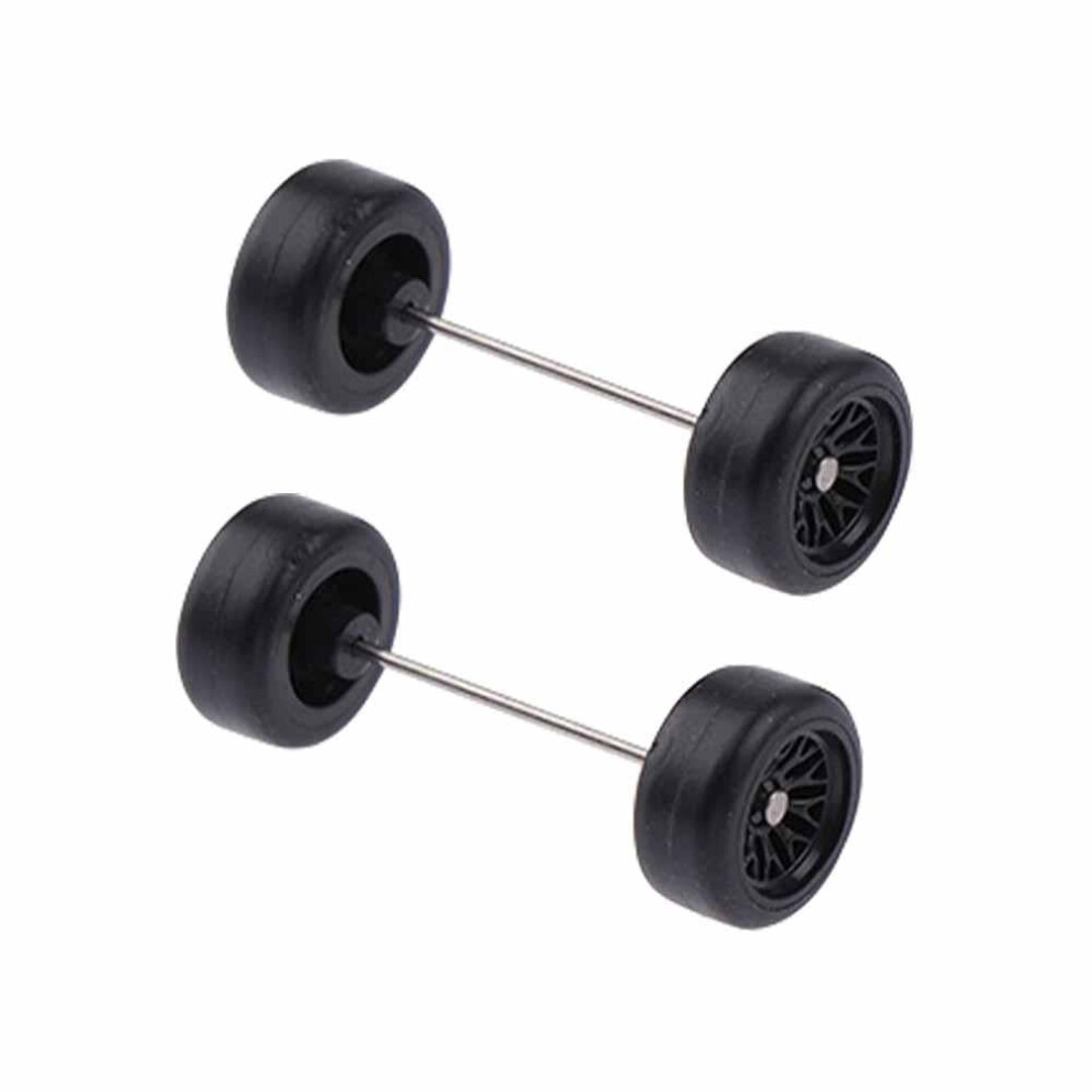 1/64 Model Car Wheels With Rubber Tires Basic Abs Modified J1 Toys Parts... 9464372763160