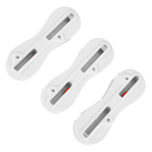 White Surfboard Fin Plug 3-Piece Set