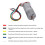 Κινητήρας κωδικοποιητή DC12V DIY για ρομπότ Smart Car με βάση στήριξης Κιτ τροχών 65 mm (200 4
