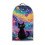 Galaxy Cat Silhouette Blender Cover Hand Strap 1