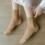 Women's Ruffle Ankle Socks Scalloped Pointelle Solid 4 Pairs 3