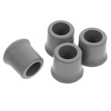 Cane Rubber Tips Replacement Rubber Chair Foot Cover Grey 4Pcs Non Slip