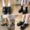 Women's Ruffle Ankle Socks Scalloped Pointelle Solid 4 Pairs 6