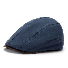 Men Women Cotton Newsboy Flat Hat Golf Driving Duckbill Cabbie Ivy Duckbill Button Cap