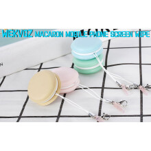 OROMYO 4/8Pcs Macaron Phone Screen Cleaning Balls, Touch Screen Glass Cleaner for Electronic Devices, with Case