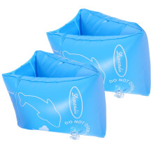 Worgeous 2pcs Inflatable Swimming Arm Floating Band Safety Sleeves for Kids in Blue Color S Size
