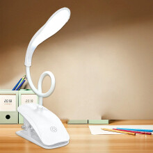 Lampe de bureau LED rechargeable USB avec commande tactile, bras flexible, lumière douce pour les yeux, idéale pour les chambres d'étudiants, les