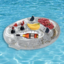 Inflatable Serving Bar with Drain Plug Inflatable Ice Serving Buffet Bar for Party Food Cooler Buffet Drink