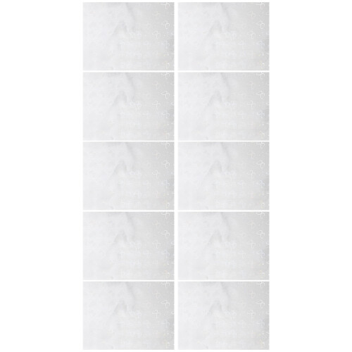 Protective Plastic Film Waterproof Clear 10 Sheets 29.7x21