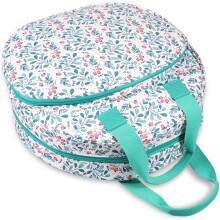 Sturdy Oxford Cross-Stitch Bag with Pockets, Handle & Double Layer for Hoops & Floss – Compatible with All Embroidery Kits