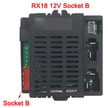 Receptor 6V12V24V y 2.4G RC para coche de juguete eléctrico infantil, receptor RX18B12V