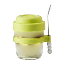 Portable Glass Cereal Cups with Spoon – Leak-Proof, Fridge-Safe, Meal Prep & On-the-Go (Compatible with Standard Lids)