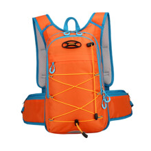 Hiking Backpack Camping Daypack Decorative Nylon Carrying Bag Breathable Outdoor orange