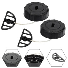 Lot de 2 bouchons de réservoir pour scie électrique Stihl 017, 018, MS170, MS180, MS191T et MS190T - Accessoires de rechange pour outil de jardin