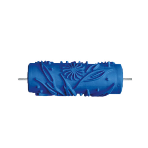 5" Embossed Paint Roller Sleeve Wall Texture Stencil Brush Pattern Decor 030Y Rubber