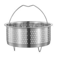 Stainless Steel Steamer Basket with Handle 1-Pack