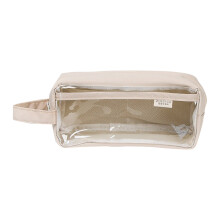 Clear Large Capacity Pencil Bag with Kawaii Design – Minimalist Stationery Organizer Pouch, Compatible with All Pens & Pencils
