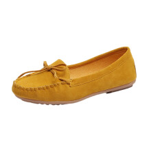 (Yellow, 41) Women\'s Bowknot Loafers - Comfortable & Non-Slip Beach Shoes
