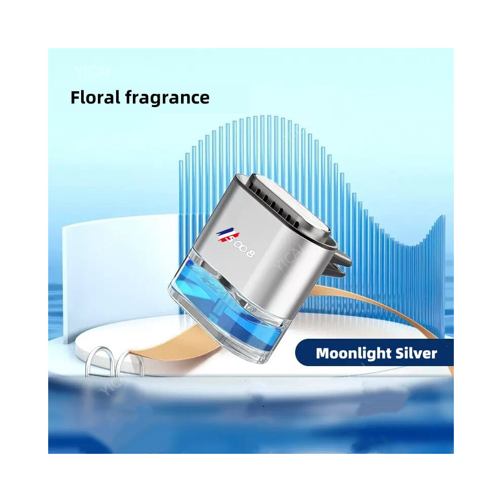 For Peugeot 5008 Aluminum Alloy Car Fragrance Diffuser Healthy And Fragrant Gulong Floral Liquid Fragrance 9065194458649