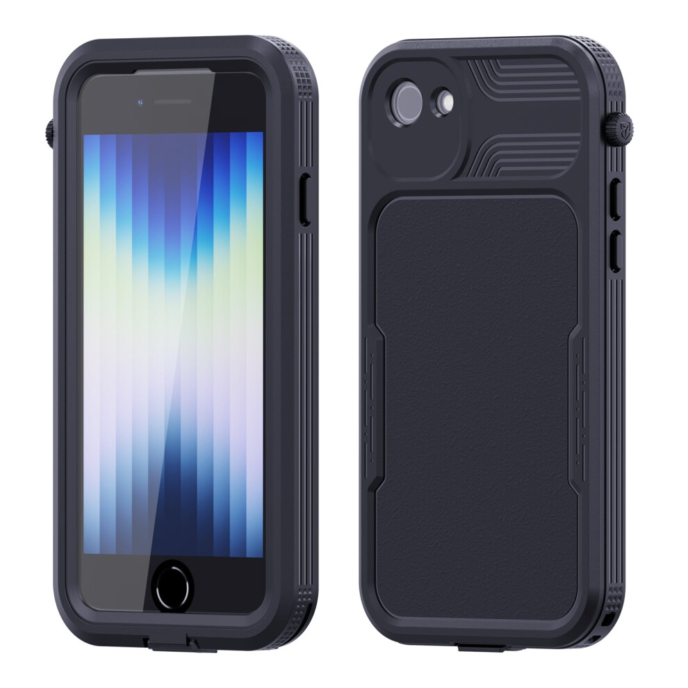 Waterproof Ip68 Case For Iphone Se 2Nd/3Rd Gen (2020/2022), Iphone 7 & 8 – Shockproof, Rugged, Lightweight Cover Black 9097180855262