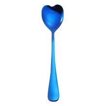 1/2/3/4PCS Valentine's Day Love Themed Serving Spoon Stainless Steel Spoons, Heart & Love Shaped, Coffee & Dessert Spoons, Multicolor Dessert Spoon