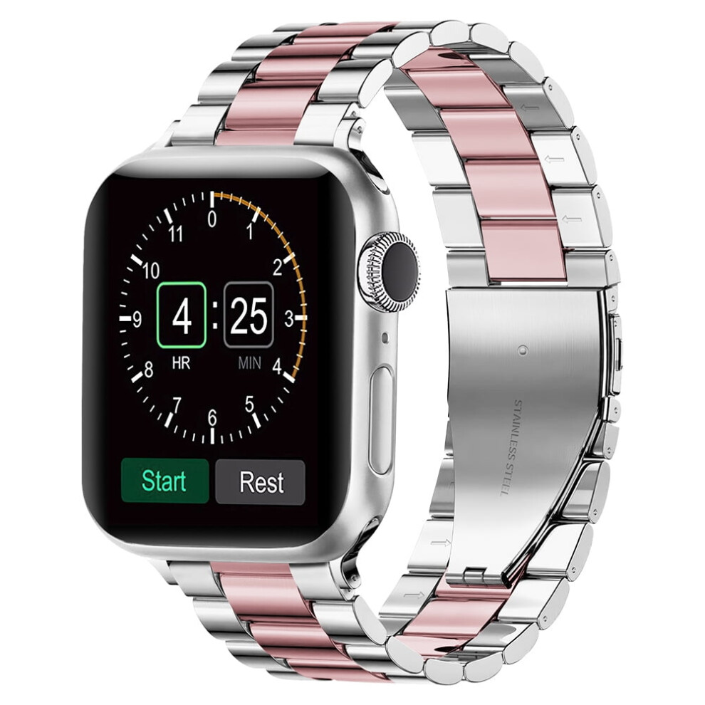 Stainless Steel Apple Watch Band Compatible With Apple Watch Series 1-7, Se, And 38/40/41/42/44/45Mm 9097180855644