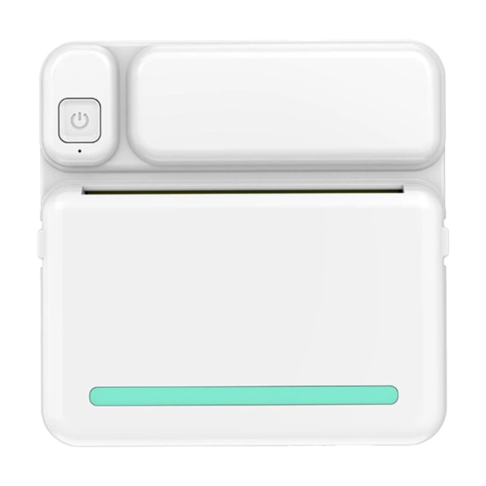 Portable Tooth Thermal Printer Inkless 1200Mah 1 Roll Blue 9085618521674