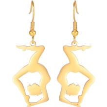 Inspirational Gymnastics Dangle & Stud Earrings – Ballet, Ballerina, Team USA Jewelry Gifts for Women, Coach, Daughter – Compatible with Gymnast