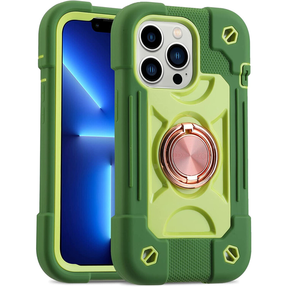 Iphone 13 Pro Case 6.1" With 360 Rotating Ring Stand And 9422877582952