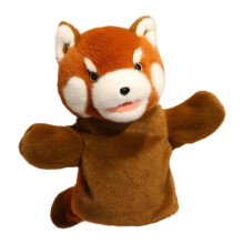 Plush Animal Hand Puppet Soft Role Play Realistic Jokes Storytelling Puppets raccoon
