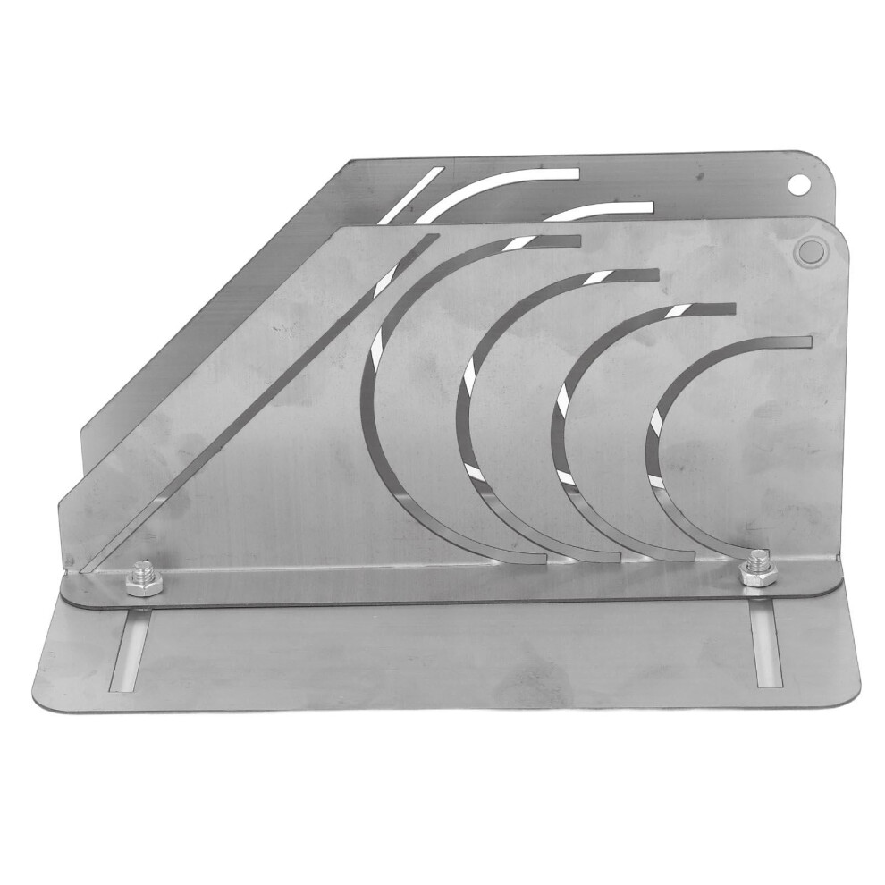 45 Foam Pipe Cutting Ruler Â Adjustable 20Â50Mm Arc Cutter With Stainless Steel Template 9558830225724