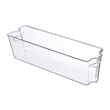 XiYing Clear Pull-Out Stackable Refrigerator Drawer Organizer with Handle, Divided Food Storage Container for Fridge, Kitchen Use, 2-Pack