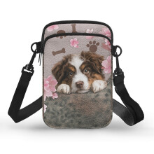 Damen-Umhängetasche mit 2 Reißverschlüssen, geeignet für Reisen, Outdoor-Aktivitäten und den Alltag. Herren, Damen-Messenger-Tasche,