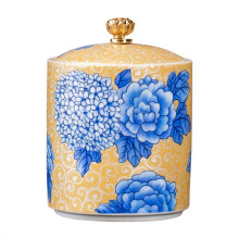 Boîte à thé en porcelaine chinoise, pot en céramique hermétique, 1 pièce