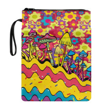 Boekenorganizer tas met retro, wasbare hoes en ritssluiting (1 stuk)