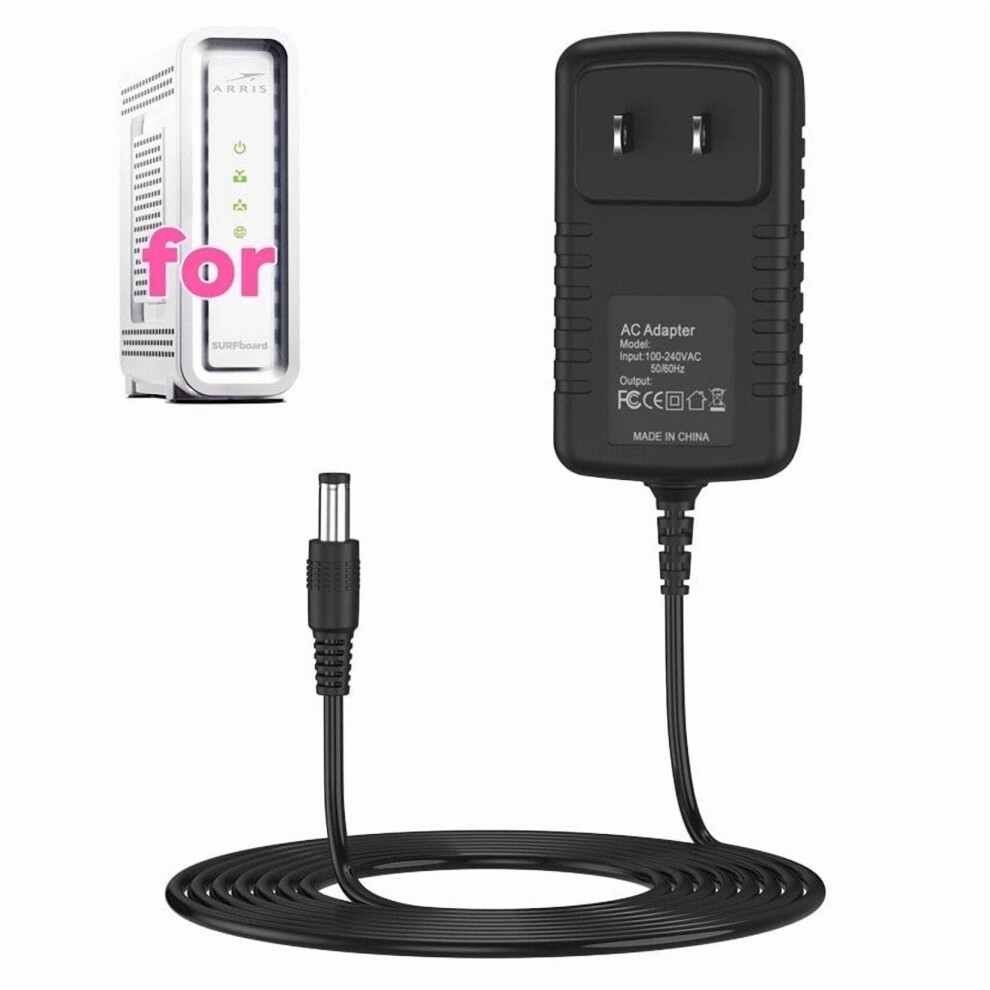 Modem Charger Adapter Compatible With Arris Surfboard Sb8200 Sb00dad38200 Docsis 3.1 Sb6190 9362892453298