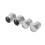 Wheel Nut Caps Silver for Motorcycle Tire Maintenance 20Pcs 1