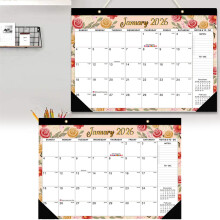 Desk Calendar 2026–2027 Large 16.9"x12" 18-Month