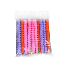 20-Pack Plastic Manual Curling Rods for DIY Hairstyles Waves and Retro Curls