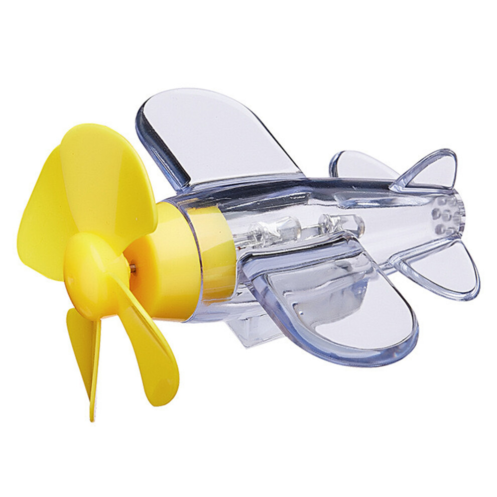 (Yellow) Windproof Led Airplane Propeller For Helmets & Cars Yellow 6253032979590