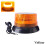 LED Amber Advarselslys Solar Magnetisk Batteri Strobe Blinklys 1