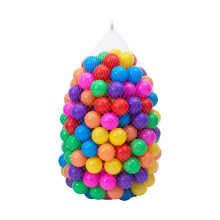 50 pelotas reutilizables de colores arcoíris para piscina de bolas (5,6 cm) + bolsa de almacenamiento de red – Juguetes de natación coloridos,