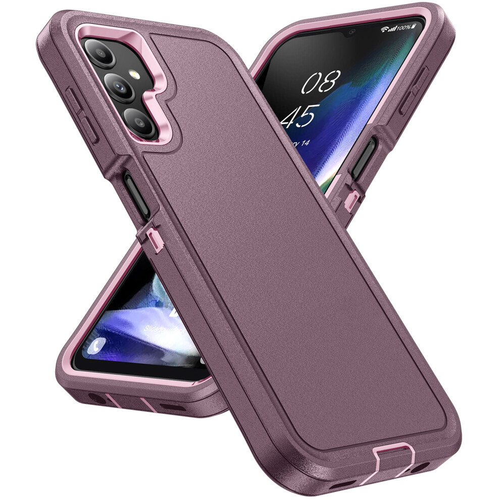 Rugged Triple-Layer Case For Compatible With Samsung Galaxy S23 Fe Â Military Grade, Drop Resistant, Shockproof, Non-Slip, Purple 9122141082248